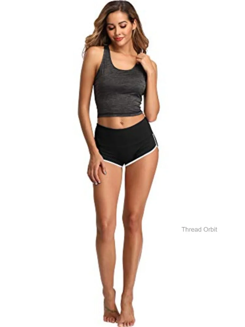 Women's High Stretch Quick Dry Athletic Shorts with Hidden Pocket
